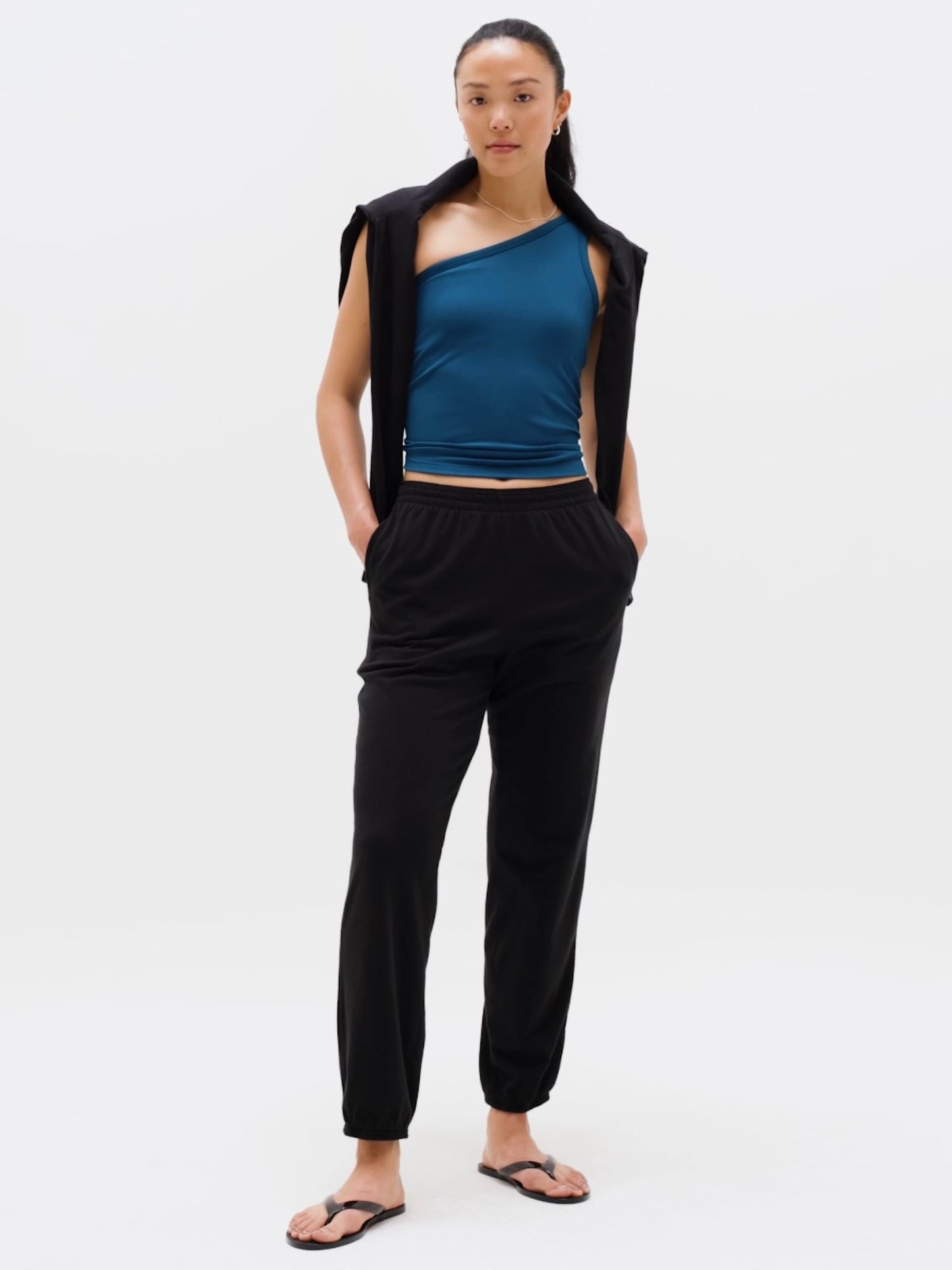 Airy Cotton Terry Jogger