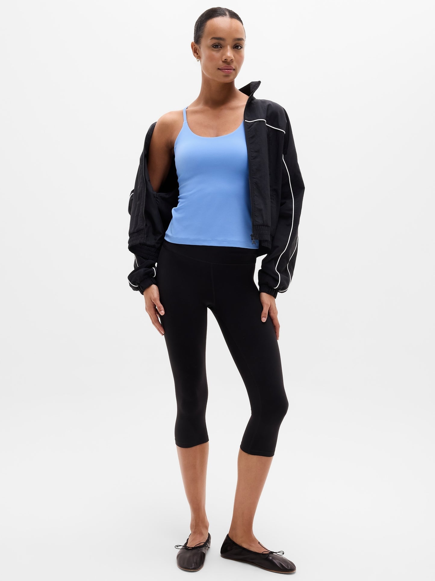 Transcend Scoop Built-In Bra Tank A-C