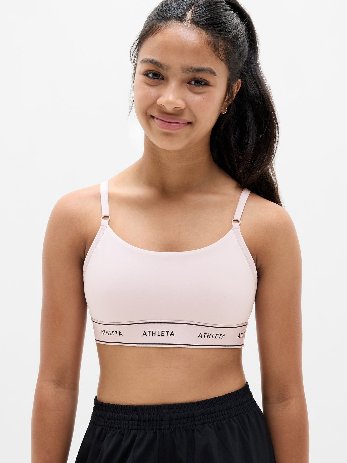 Athleta Girl High Speed Logo Adjustable Bra