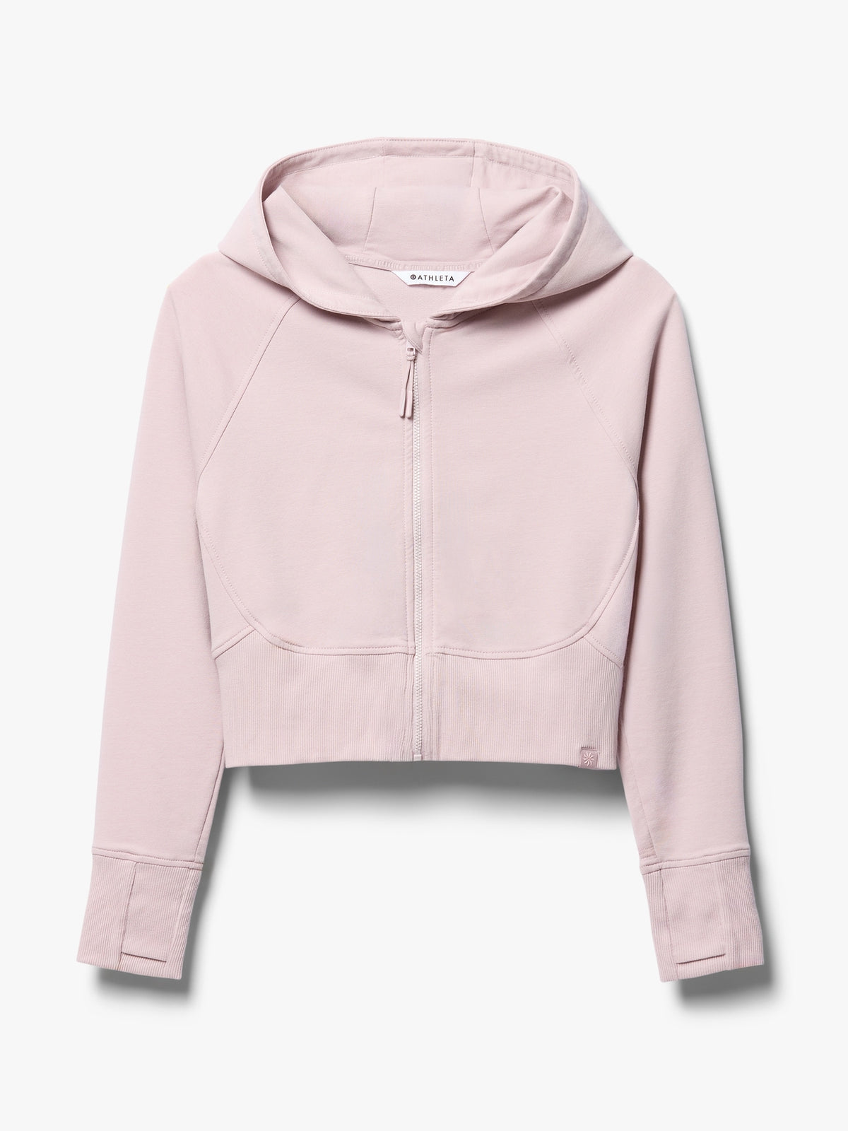 Athleta Girl All Day Full Zip Shrunken Hoodie