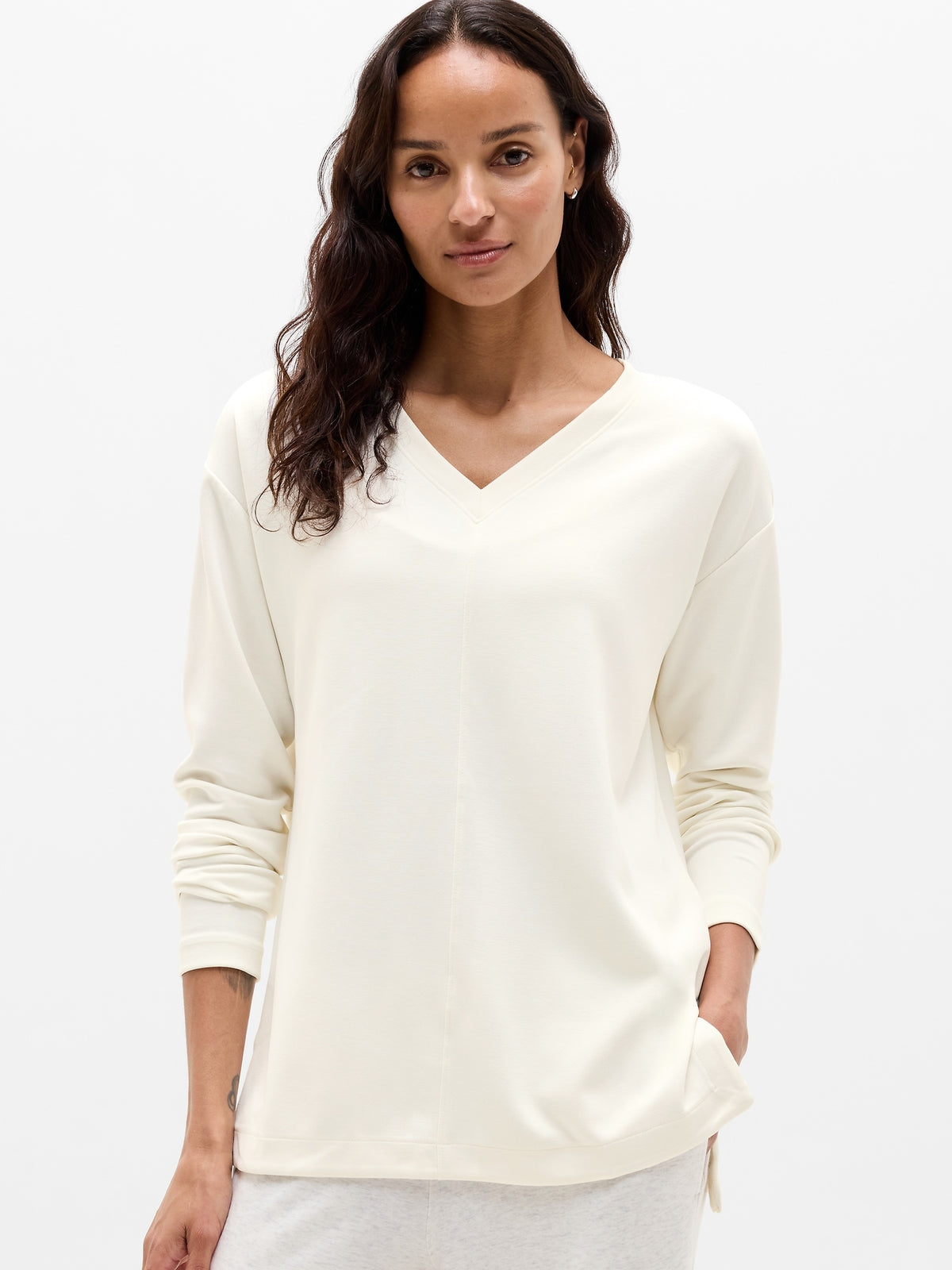Seasoft V-Neck Sweatshirt