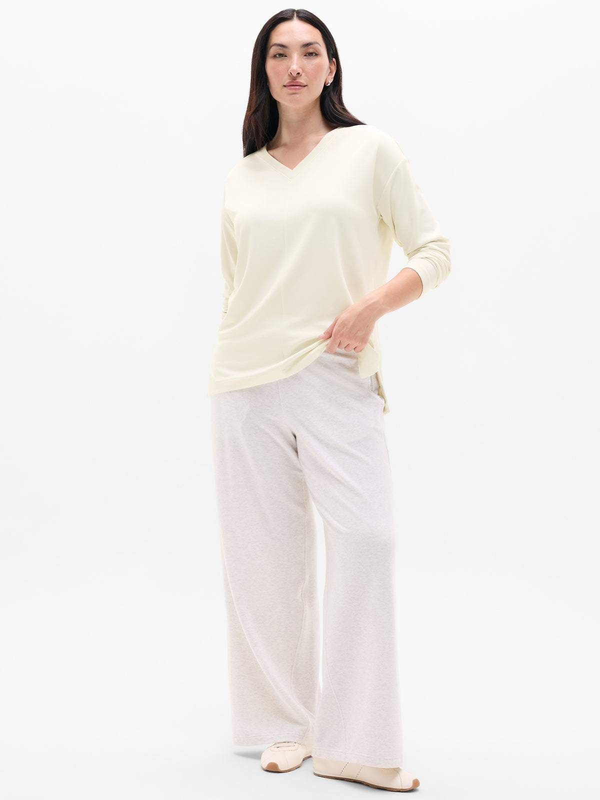 Seasoft V-Neck Sweatshirt