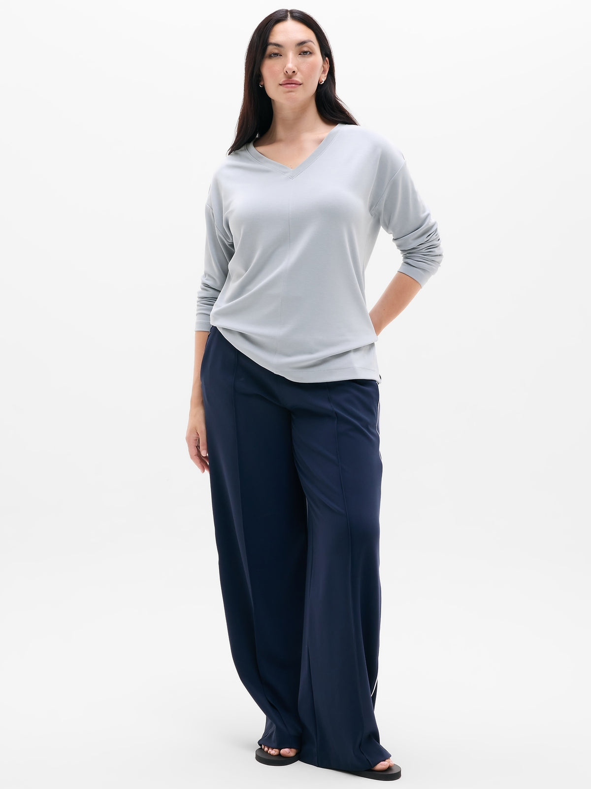 Seasoft V-Neck Sweatshirt