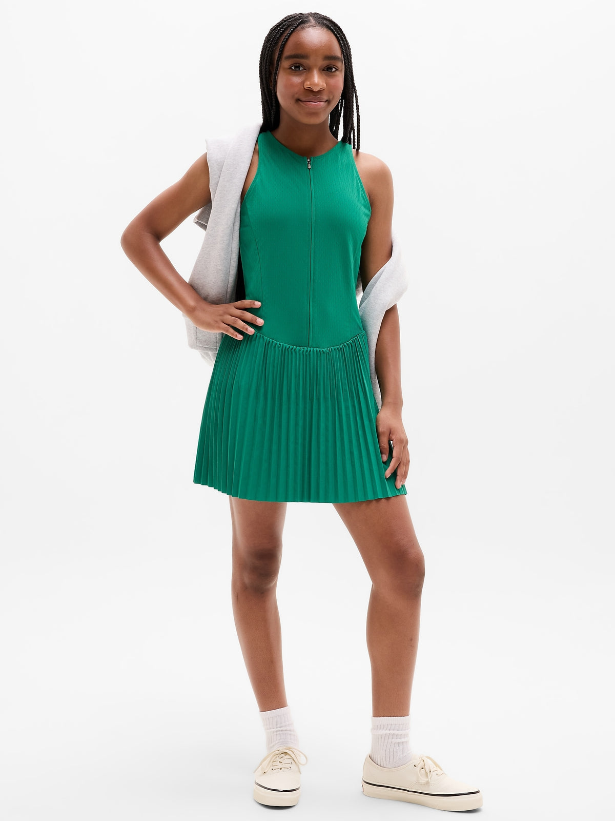 Athleta Girl Pleat Perfect Dress