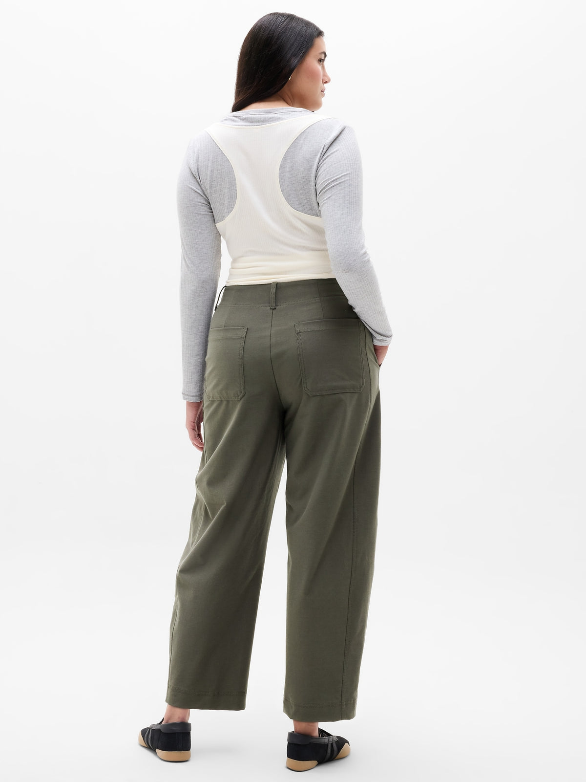 Skyline High Rise Barrel Leg Pant