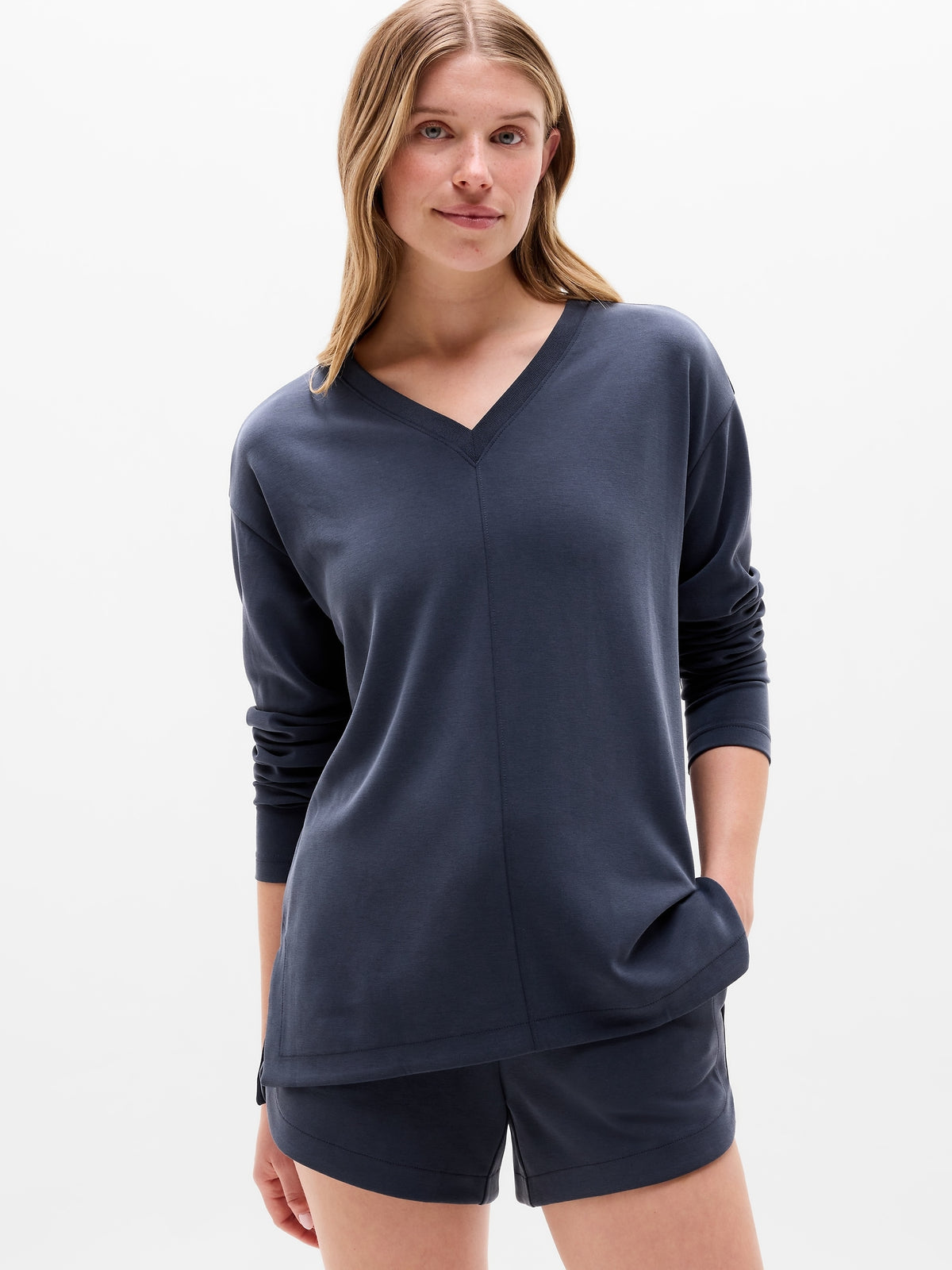 Seasoft V-Neck Sweatshirt