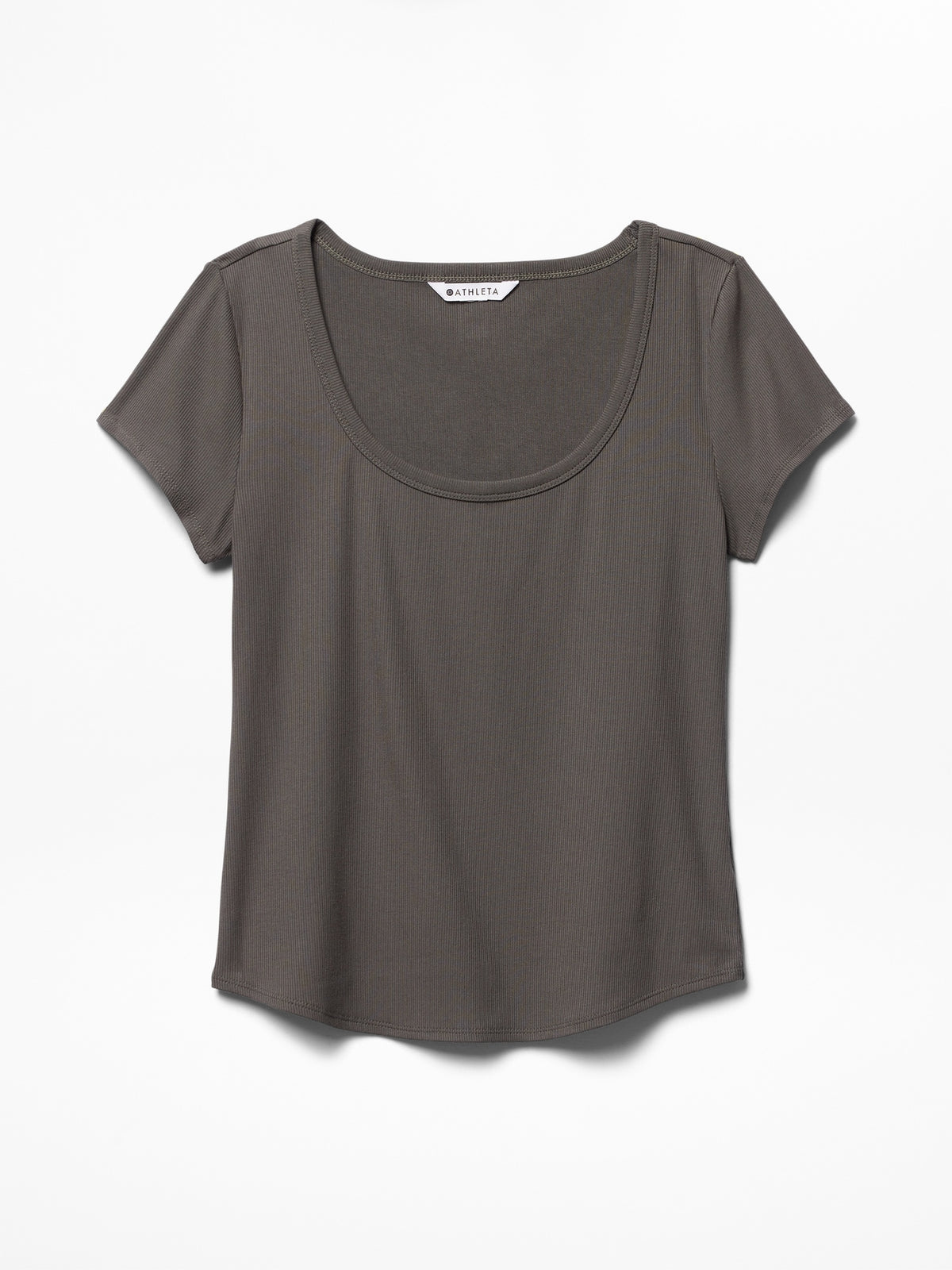 Signature Rib Scoop Tee
